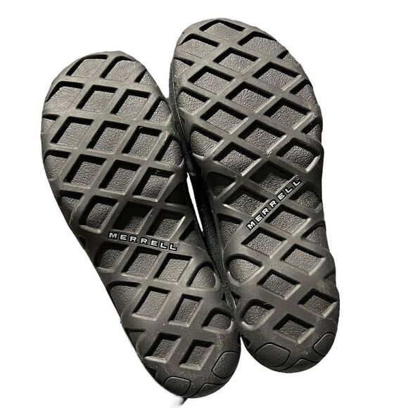 Merrell KIDS 4.5 Black Suede Jungle Moc, Nubuck Leather, J95631 EU 35.5 Slip On - Picture 8 of 9